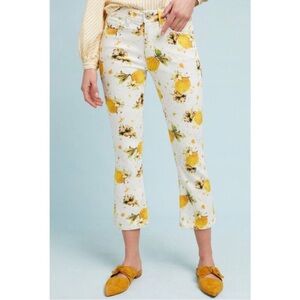 Pilcro and the letterpress Women’s 24P Lemon Grove High Rise Bootcut Crop Jeans